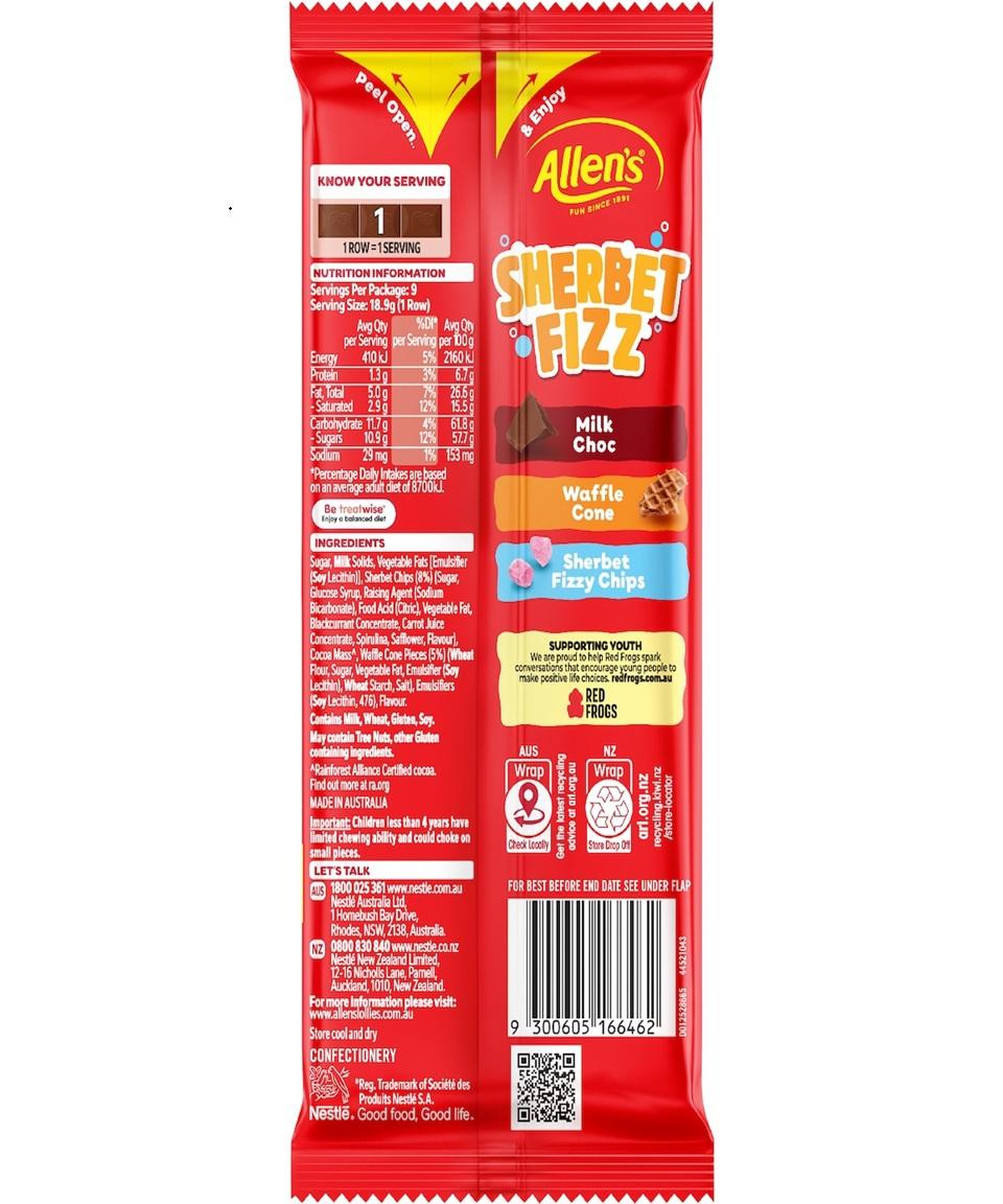 Sherbet Fizz Milk Choc Bar 2