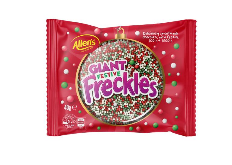 ALLEN'S Giant Festive FRECKLES 40g