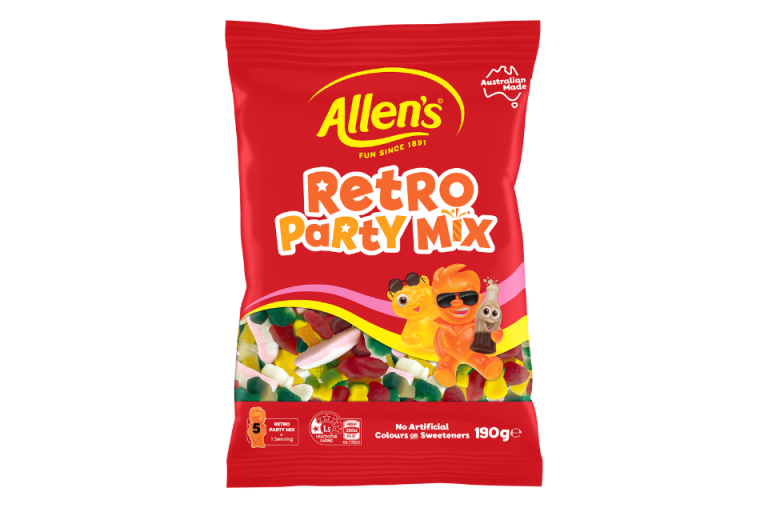 retro party mix - front of pack